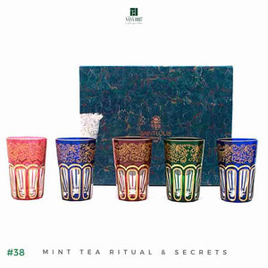 Gobelets à Thé à la Menthe Cristal Saint Louis | Maison NANA1807 | La Maison du Thé à la Menthe BIO