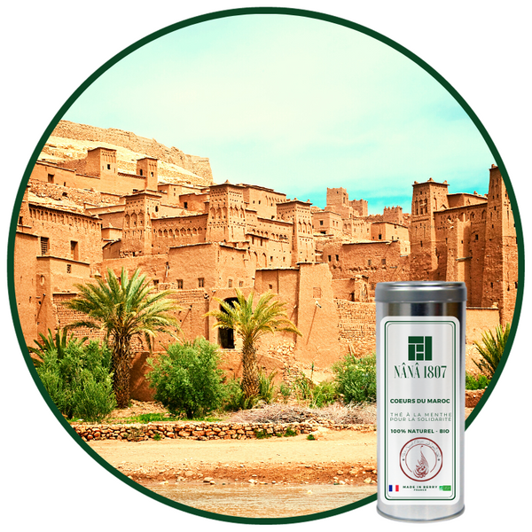 COEURS DU MAROC - Le Thé Marocain en solidarité avec le Maroc de la Maison NANA1807 - Maison du Thé à la Menthe