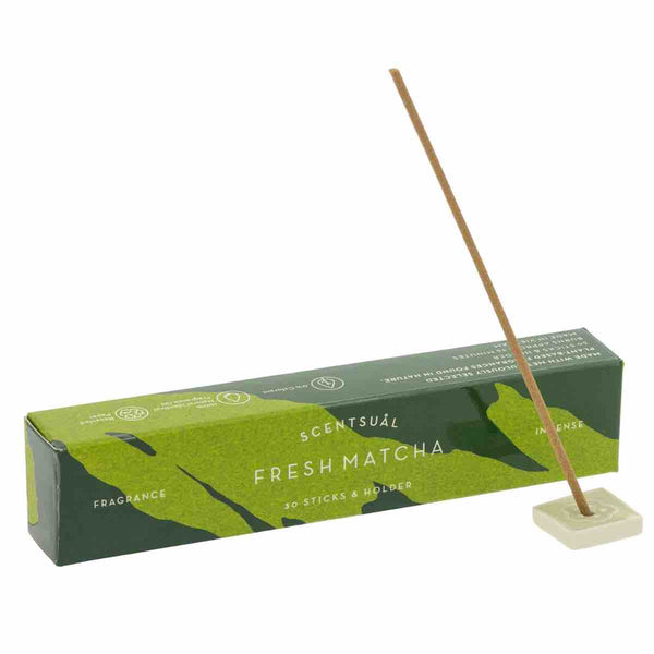 Batonets d'encens Matcha 100% Naturel de la Maison NANA1807 - Maison du The a la Menthe
