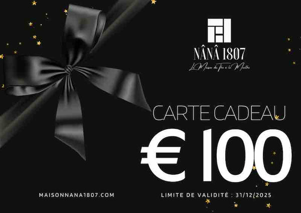 Cartes Cadeaux | Maison NANA1807 | La Maison du Thé à la Menthe BIO