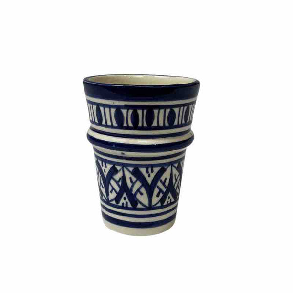 2024 - Verre Beldi | Gobelet à Thé à la Menthe - Céramique de Fès | Maison NANA1807 | La Maison du Thé à la Menthe BIO