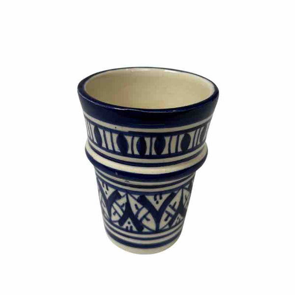 2024 - Verre Beldi | Gobelet à Thé à la Menthe - Céramique de Fès | Maison NANA1807 | La Maison du Thé à la Menthe BIO