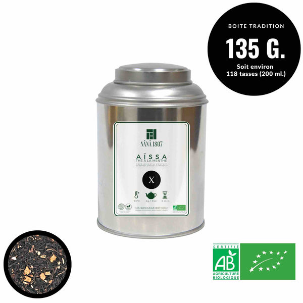 AÏSSA | Thé Noir BIO à la Menthe, Fruits & Épices | Maison NANA1807