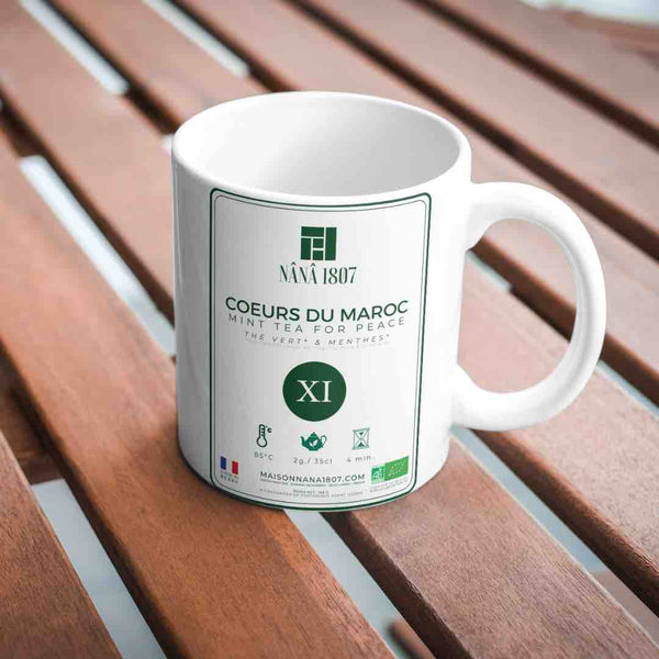 Mug de COEURS DU MAROC - Thé Marocain de la Maison NANA1807 - Maison du Thé à la Menthe