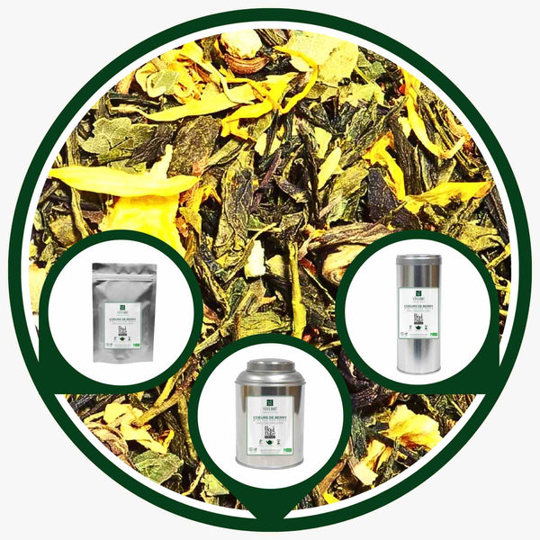COEURS DE BERRY | Thé Vert BIO Menthe & Fleurs