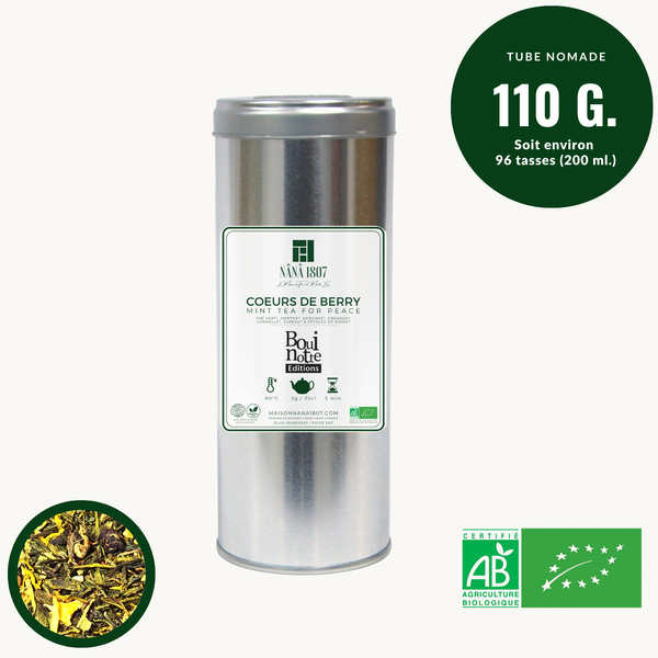 COEURS DE BERRY | Thé Vert BIO Menthe & Fleurs