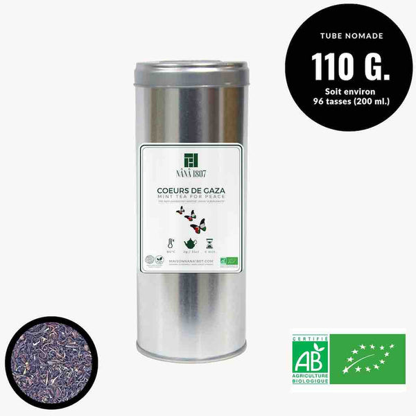 COEURS DE GAZA | Thé Noir BIO Menthe Sauge