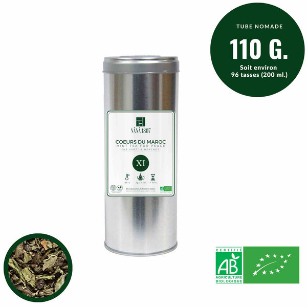 COEURS DU MAROC | Thé Vert BIO à la Menthe Marocain | Maison NANA1807