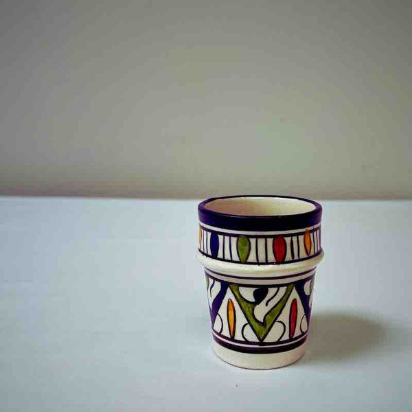 Verre Céramique de Fès Coloré _ Maison NANA1807 _ La Maison du Thé à la Menthe BIO