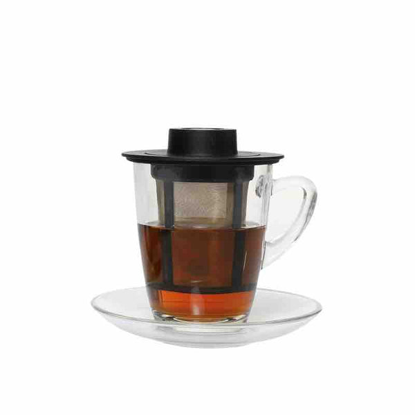 2024 - Tasse à Thé en Verre double paroi avec infuseur Bistro | Collection Tea Connaisseur | Maison NANA1807 | La Maison du Thé à la Menthe BIO