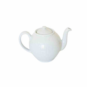 2024 - Théière Porcelaine Pillivuyt Plissé | Maison NANA1807 | La Maison du Thé à la Menthe BIO