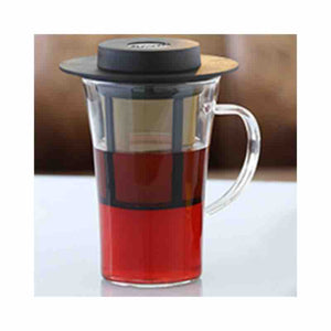 2024 - Mug à Thé en Verre double paroi avec infuseur Bistro | Collection Tea Connaisseur | Maison NANA1807 | La Maison du Thé à la Menthe BIO