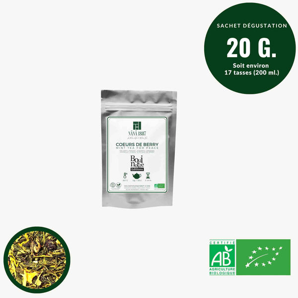 COEURS DE BERRY | Thé Vert BIO Menthe & Fleurs