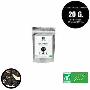 THÉ DE NOËL | Thé Noir BIO Menthe, Fruits & Épices | Maison NANA1807