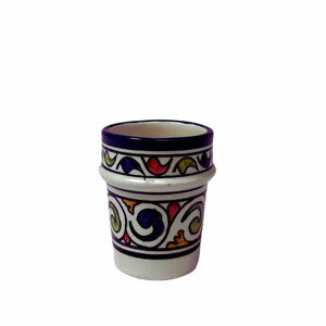 Verre Céramique de Fès Coloré _ Maison NANA1807 _ La Maison du Thé à la Menthe BIO